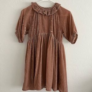 Noralee Adeline mauve velvet dress